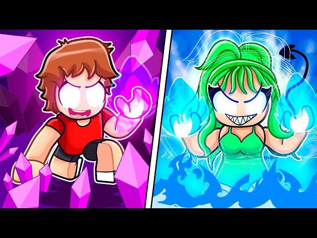 Roblox but MY CRAZY FAN GIRLS have ELEMENTAL POWERS!