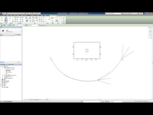 Revit 2016 教學課程 144 3D視圖 穿越 建立穿越