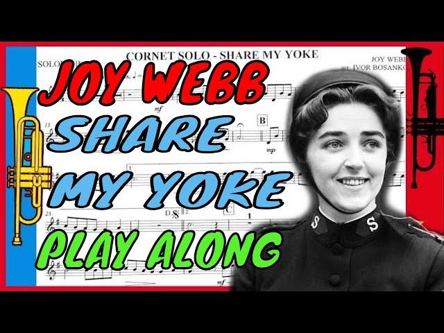 Share My Yoke - Cornet Solo with Piano Accompaniment, Play along, Backing track PDF SCORES