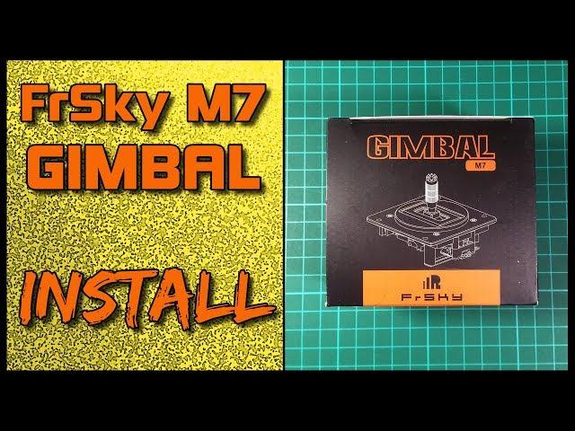 Frsky Taranis QX7 - M7 Hall Sensor Gimbal installation