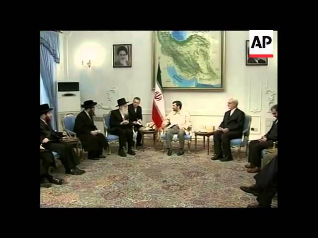 Ahmadinejad meets anti-Zionist Jews