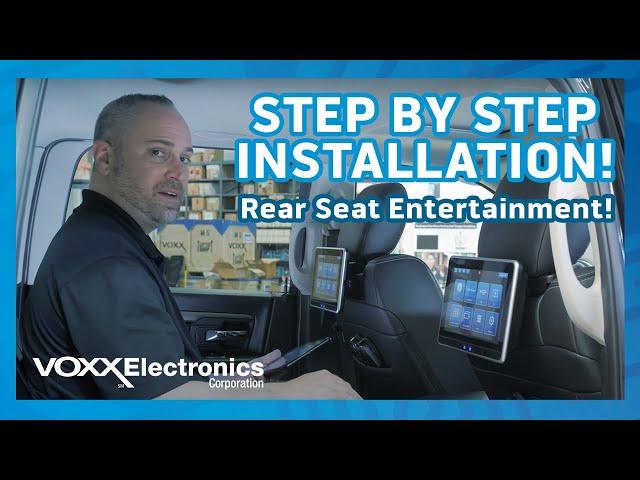 VOXX Universal Seatback In-Vehicle Entertainment System Installation | Step-by-Step Guide