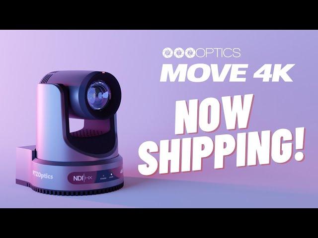 PTZOptics MOVE 4K Cameras Now Shipping!