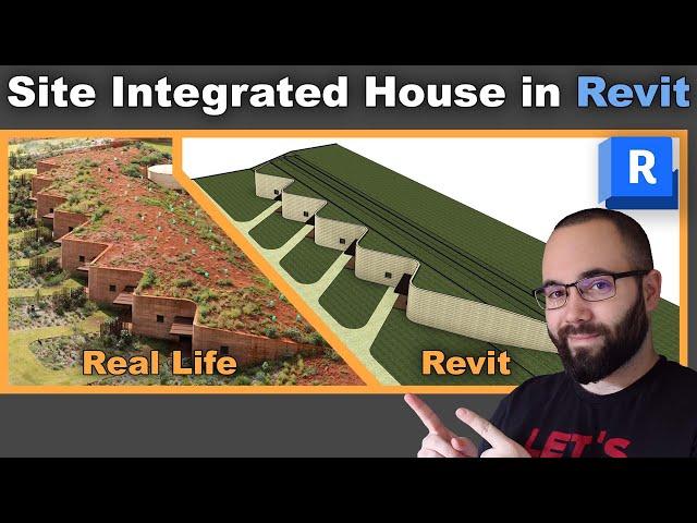 Site Integrated House in Revit Tutorial