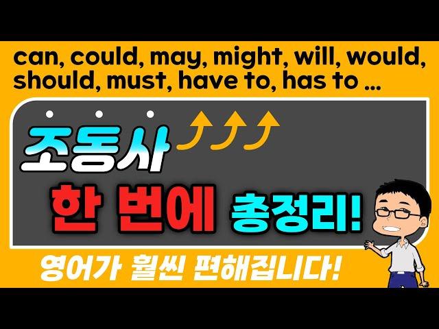 ⭐️ 조동사 핵심 총정리 ⭐️ can, may, might, should, must, have to, has to ㅣ 기초영어, 영어회화, 문법, 패턴영어