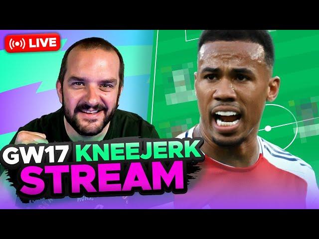 FPL KNEEJERK GAMEWEEK 17 | LIVE Q&A | Fantasy Premier League Tips 2024/25