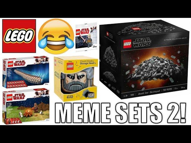 FUNNY LEGO STAR WARS  MEME SETS 2!