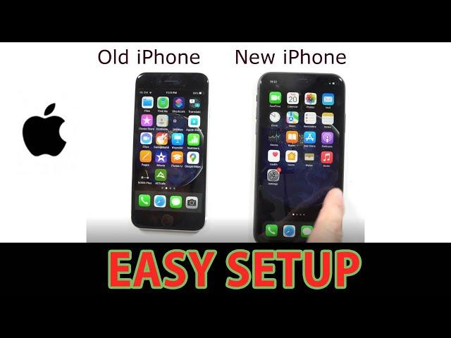 How To Transfer & Setup Everything from Your Old IPhone to new Iphone 13.  Includes 12 11 X 7 8 9 X