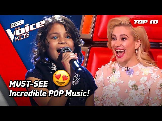 POPULAR POP Music in The Voice Kids!  | Top 10