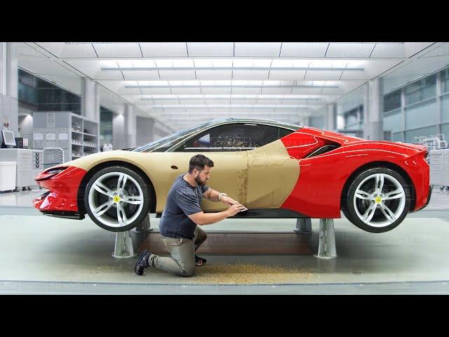 How Ferrari Designers Create their Next Car - Inside Design Center and Production Line