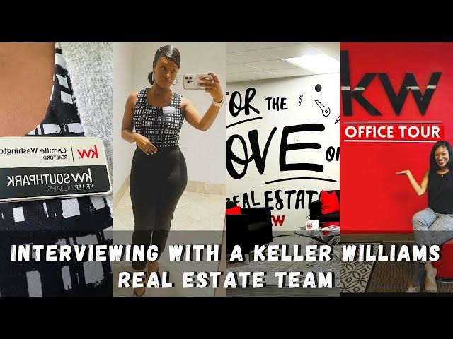 DAY IN THE LIFE OF A NEW REAL ESTATE AGENT WITH KELLER WILLIAMS    OFFICE TOUR & TEAM INTERVIEW 