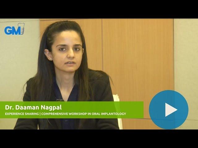 Dr. Daaman Nagpal | Comprehensive Workshop | Oral Implantology | Max Dental Care