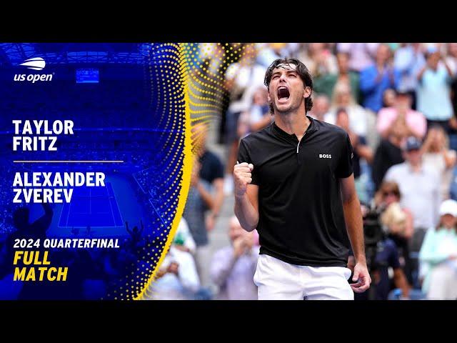 Taylor Fritz vs. Alexander Zverev Full Match | 2024 US Open Quarterfinal