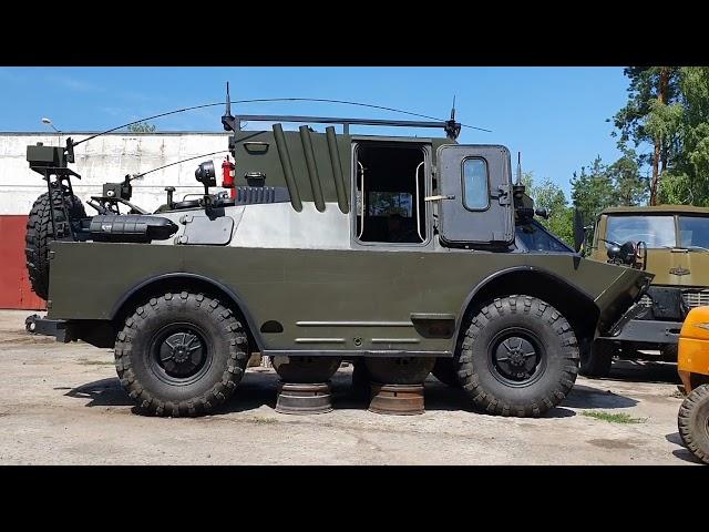 БРДМ-2 сам себя поднимает