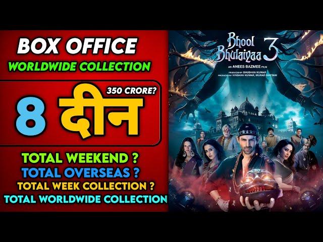 Bhool Bhulaiyaa 3 Box Office Collection Day 8 | Bhool Bhulaiyaa 3 Box Office Collection Worldwide