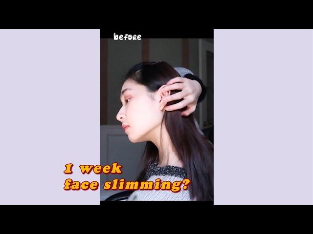I tried a face workout for a week #shorts