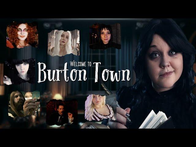 ASMR  Welcome to Burton Town! An ASMR Halloween Collaboration (Spooky Soft-Spoken ASMR Roleplay)