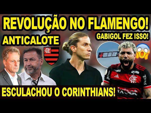 FILIPE LUIS FEZ UMA REVOLUÇÃO NO TREINO DO FLAMENGO! CORINTHIANS ESCULACHADO! PATROCINADOR ANUNCIA!