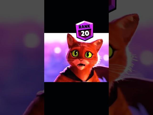 brawl stars rank up   #shorts #pussinboot #brawlstars