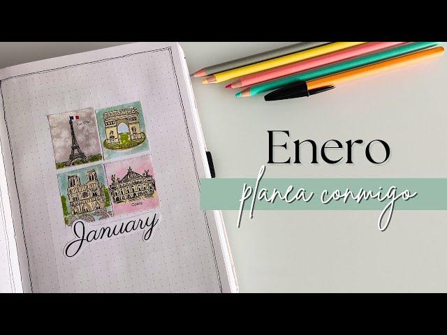 Bullet journal Enero 2025 | Planea conmigo un set up minimalista