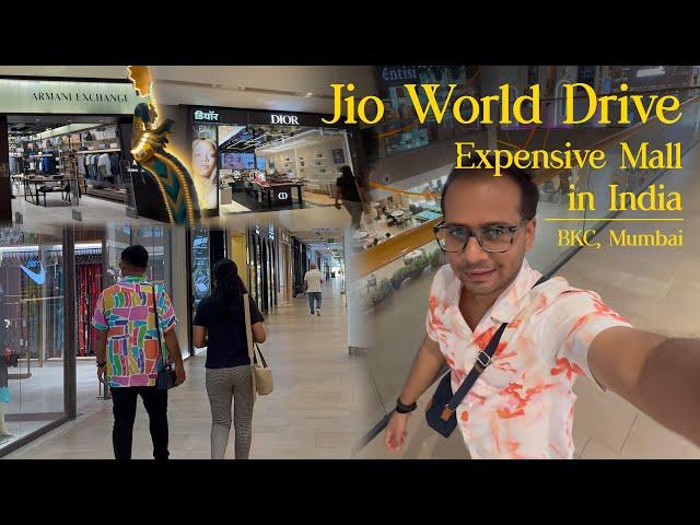 Jio World Drive Mall Tour BKC, Mumbai / GND / International Premium Brands / Expensive Mall in India