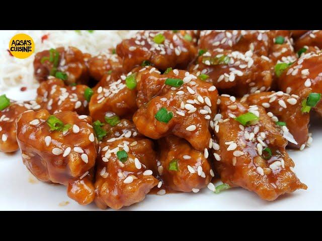 Crispy Sesame Chicken Recipe, Easy Quick & Delicious Sesame Chicken Restaurant Style,Ramadan Recipe