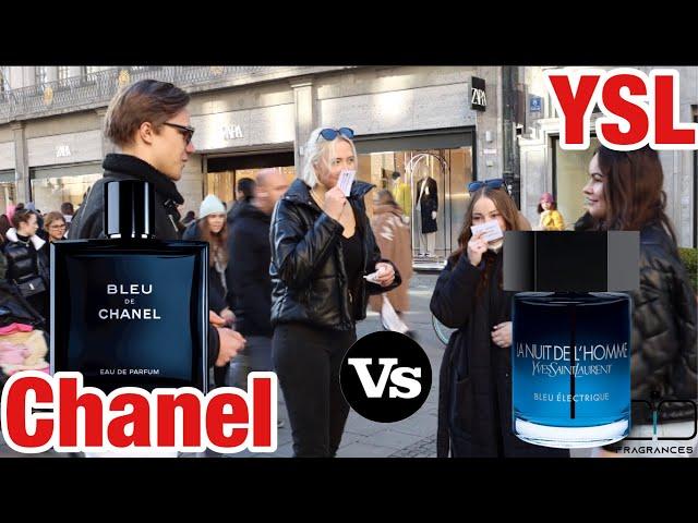 Bleu de Chanel edp vs Yves Saint Laurent la nuit de l´homme bleu électrique | fragrance test