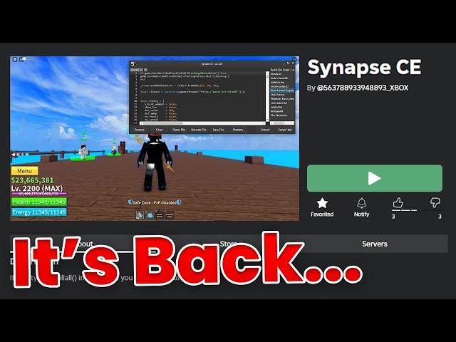 Trying Use Windows Executors to Play Synapse X 's Secret Roblox Game...