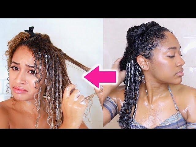 We Swapped Curly Hair Routines... (ft. Jewejewebee)