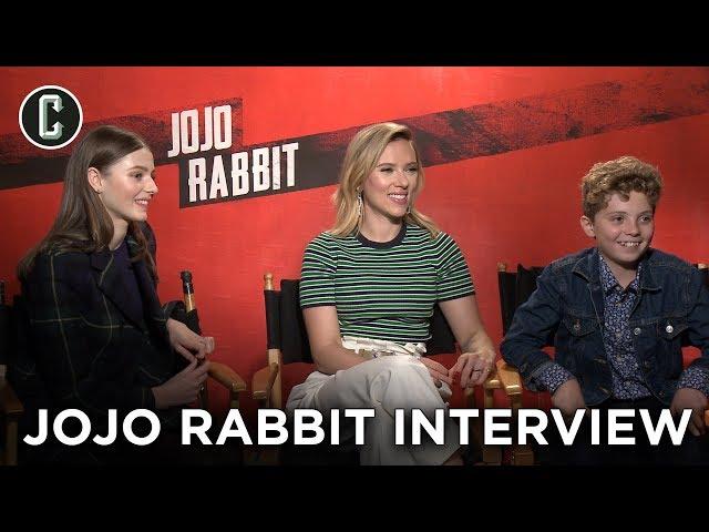 JoJo Rabbit: Scarlett Johansson, Thomasin McKenzie & Roman Griffin Davis Interview