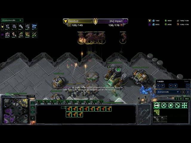 STARBOW! - BeastyQT vs Impact - TvZ - StarCraft 2