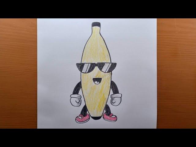 Comment DESSINER le BANANA GUY de STUMBLE GUYS  || Dessin facile