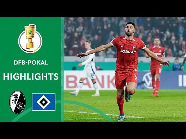 Grifo from the spot! | SC Freiburg vs. Hamburger SV 2-1 | Highlights | DFB-Pokal 2. Round