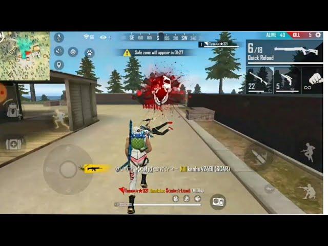 Free fire solo vs squed game play # tushar gaming