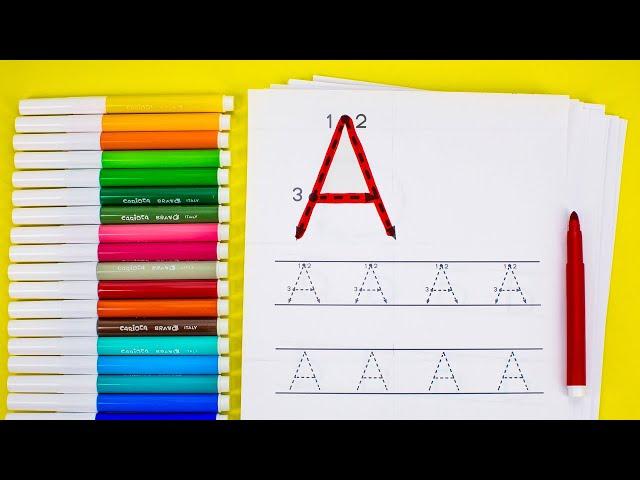 Прописи для Дошкольников. Учимся Писать Буквы!
