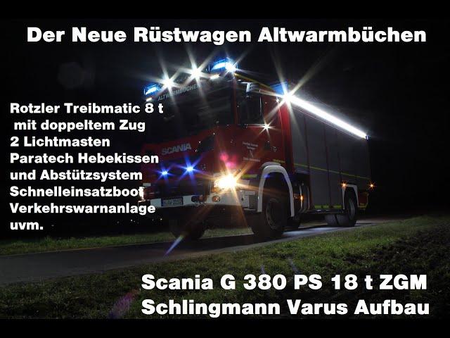 Kopie von Der neue Rüstwagen der Feuerwehr Altwarmbüchen Online Live Dienst