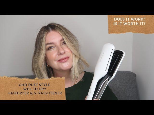 ghd Duet Style hot air styler review / demo on short hair