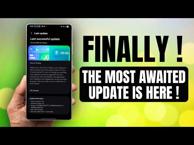 The Most Awaited Update for Samsung is Here ! One UI 8 !!!
