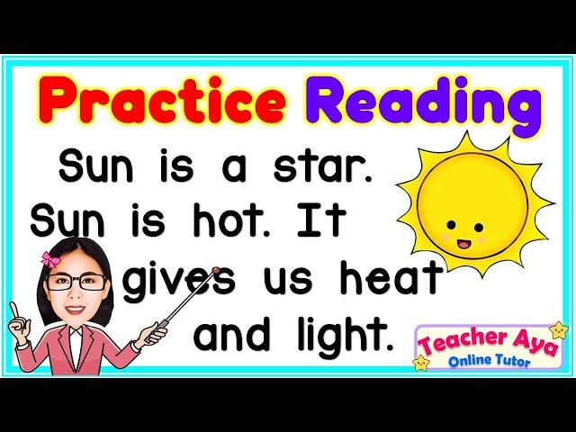 Practice Reading | Reading Lesson for Kids, Kinder, Grade1 Grade2, Effective Reading Tutorial