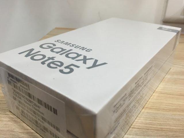 Samsung Galaxy Note 5 quick unboxing - Mahesh Telecom