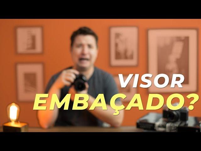 Como consertar visor (viewfinder) embaçado / desfocado? REGULAGEM DE DIOPTRIA