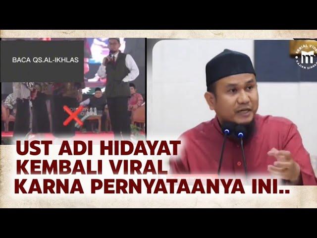 Viral Ustadz Adi Hidayat Menyatakan kitab Injil Mirip Dengan Al Qura'an Surah Maryam