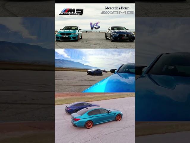 BMW M5 Competition VS Mercedes AMG GT63s #shorts #bmw #m5 #competition #mercedes #amg #gt63s