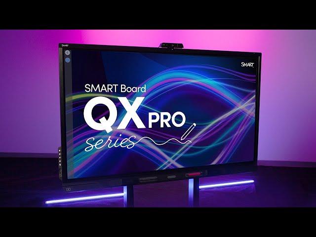 ALL NEW! SMART QX-Pro series:  the all-in-one interactive display for the modern hybrid workplace