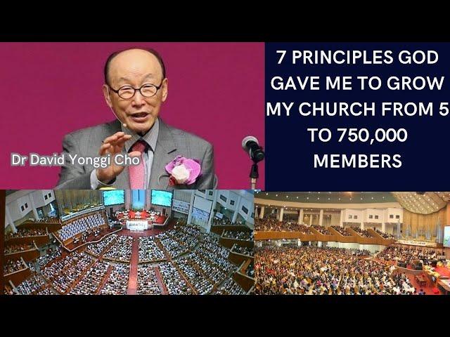 SECRETS OF CHURCH GROWTH - DR. DAVID YONGGI CHO #YoidoFullGospelChurch #churchgrowth #leadership