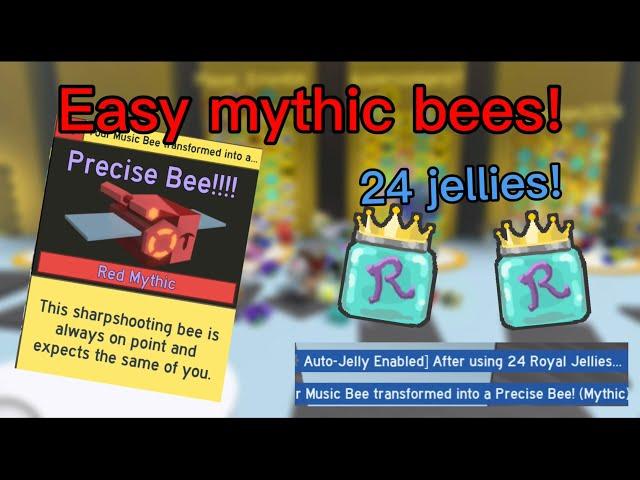 How to get *CHEAP AND EASY* mythic bees in bee swarm simulator!