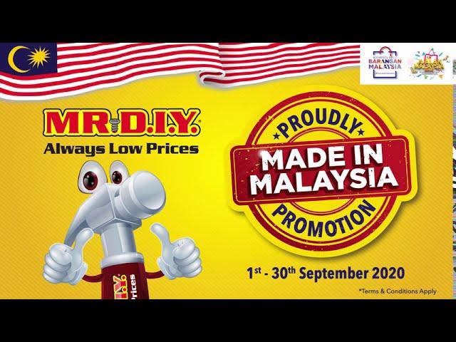 MR.DIY Proudly Made in Malaysia 2020 Promotion