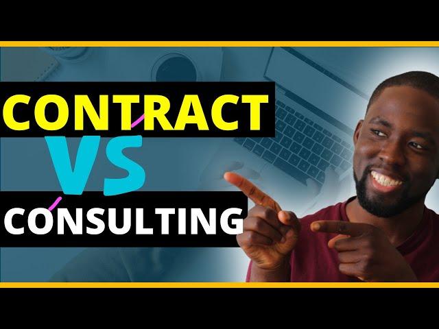 Contractor Vs Consultant (UK Edition) - What is the difference? 