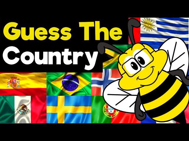 Guess The Country (AMAZING Guess The Flag Quiz) - 20 Questions & Answers - 20 Geography Fun Facts