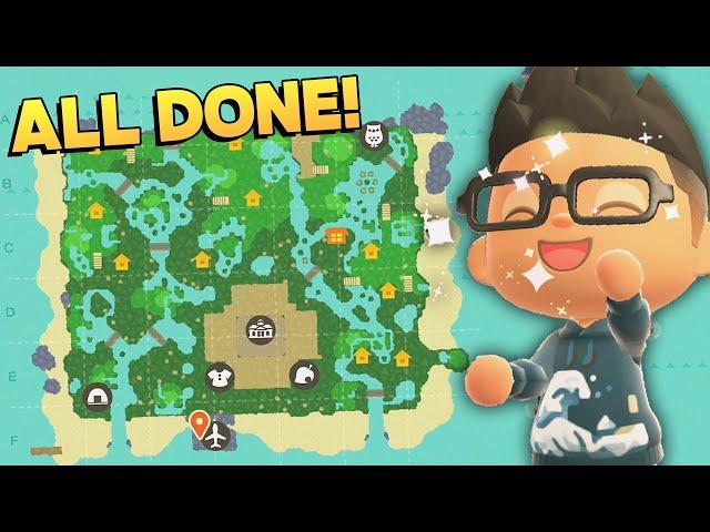 The island is officially DONE! (1.0 final tour + dream address)